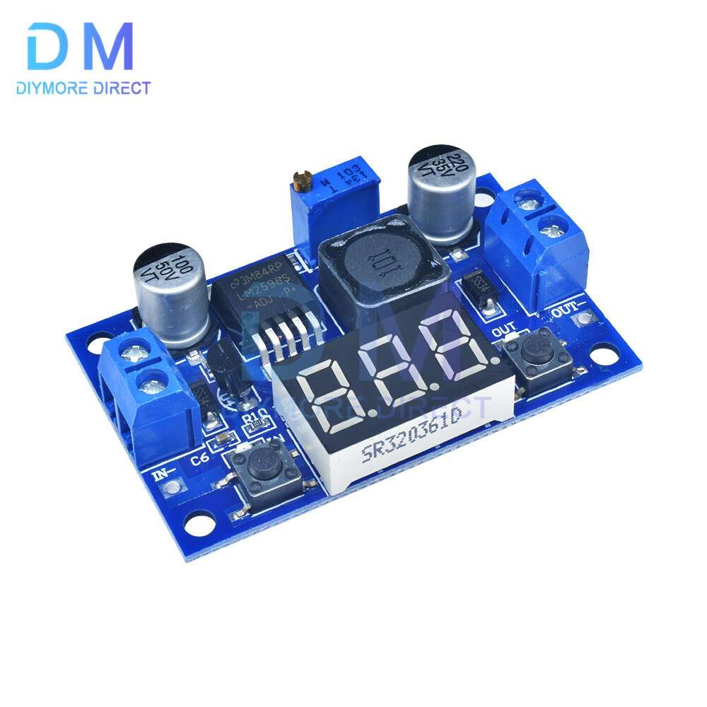 LM2596 DC DC Step Down Converter Voltage Regulator LED Display Voltmeter 4.0~40 to 1.3-37V Buck Adapter Adjustable Power Supply - Image 6